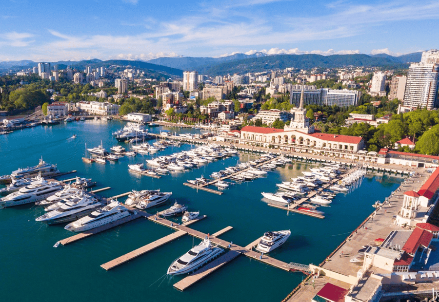 مرسى يخوت سوتشي sochi grand marina